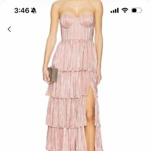 Lovers and Friends Hattie Gown in Rose Gold - Size XL MSRP: $329